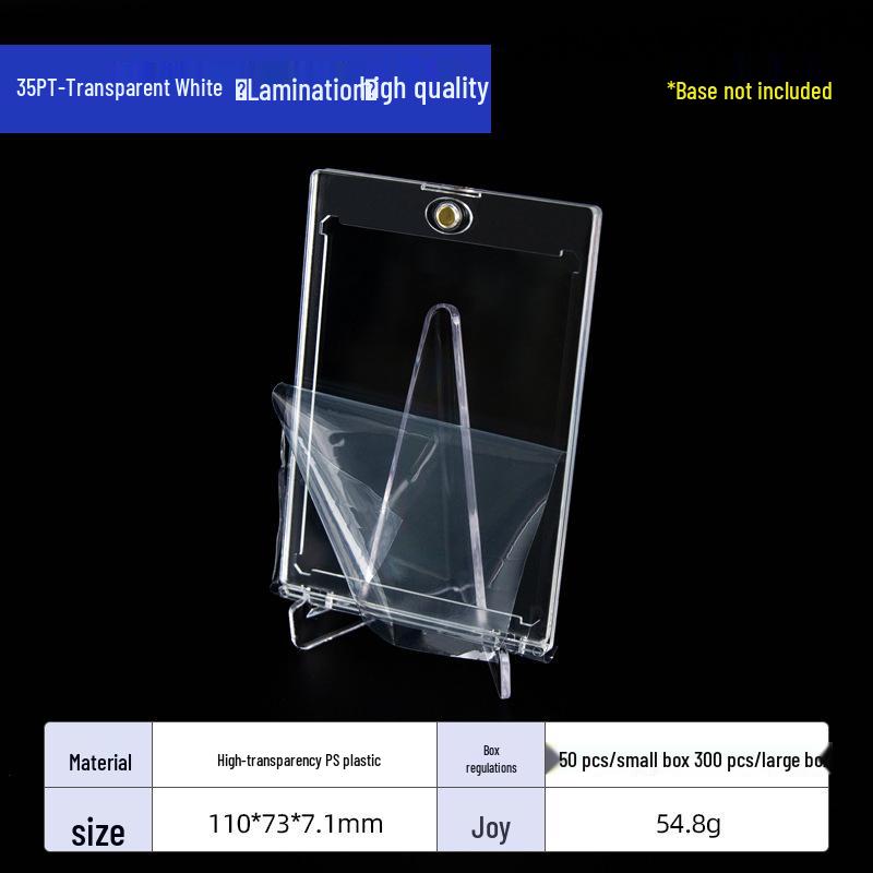 35PT Star Card Magnetic Transparent Brick Set for Naruto, Pokemon, Yu-Gi-Oh, Ultraman