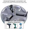 Positioning Bit Adjustable Hole Opener Efficient Punch Hole Driller  Manual Tool