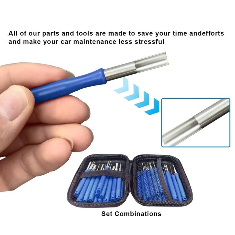 High Accuracy Aircraft Plugs Pin Extractor Kit Terminals Removal Tool Set Cfor Motorcycle & Auto Electrical Maintenance