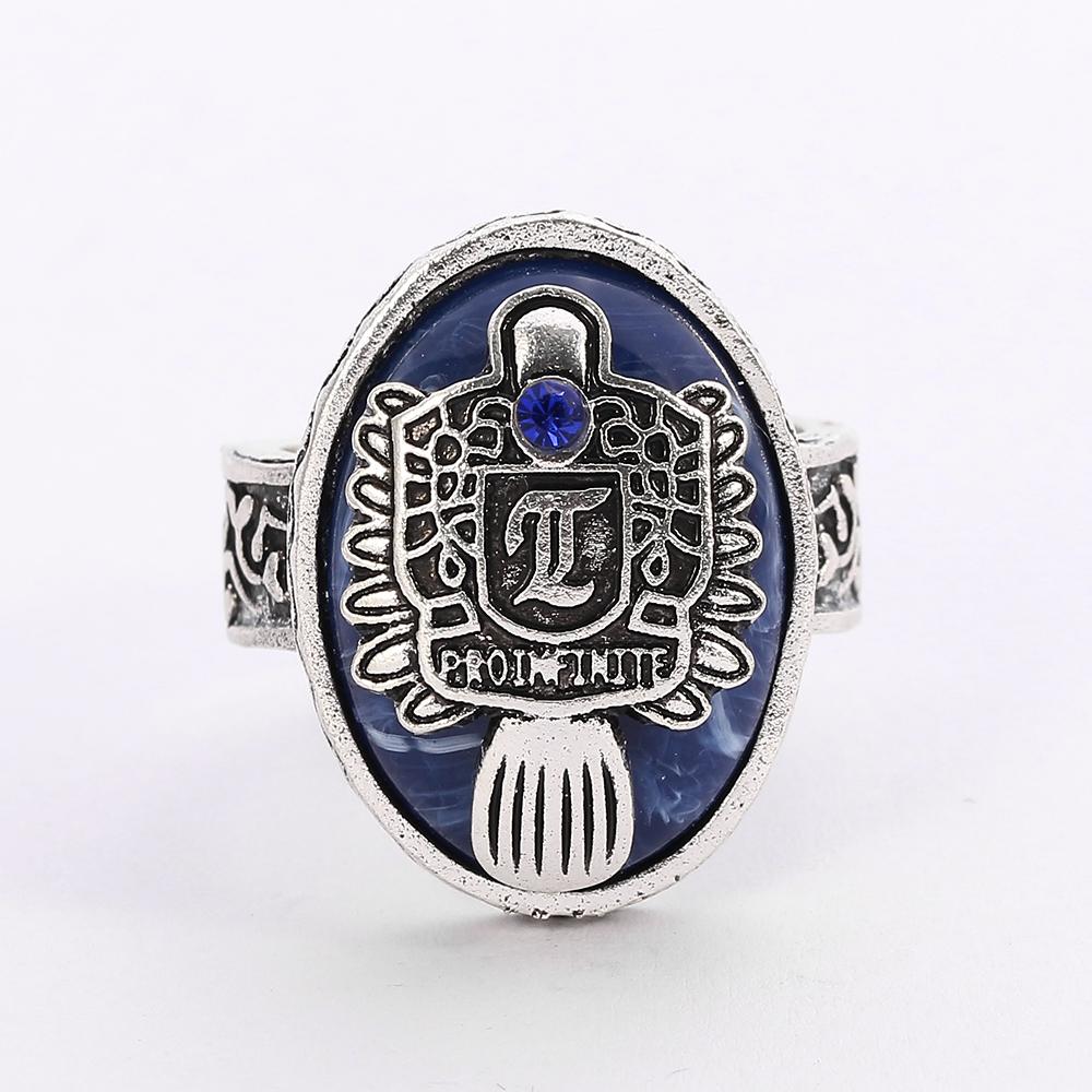 The Vampire Diaries A-Z 26 Písmen Prsten Pro Ženy A Muže Abecední Iniciály Gotické Šperky Salvatore Damon Znovuzrozený Denní Světlo Prsten