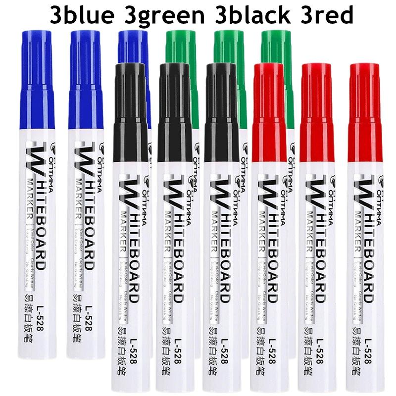 4-100Pcs Erasable Whiteboard Marker Pen Blackboard Marker Teaching Chalk for Glass Office School Stationery White Board Marker