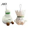 Cute Desk Accessory Badminton Plush Keychain, Shuttlecock Stuffed Toy for Bag Car Small Decor, Soft Mini Pendant, Creative Gift Fans Birthday Athletes