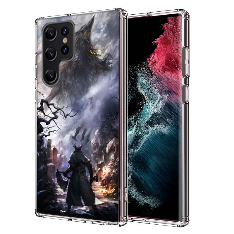 Game Bloodborne Capa Phone Case For Samsung S26 Ultra S25 Edge Galaxy S23 S21 S20 S24 FE S22 S10 Plus Cover Clear TPU Shell Coqu