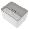Tissue Box Cover Rectangular Plastic Remote Control Stationery Storage Napkin Box Holder for Office Living Room