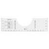 T Shirt Ruler Guide 18 Inch Acrylic Round Neck T Shirt Alignment Tool Sewing Supply for Heat Press Accessories
