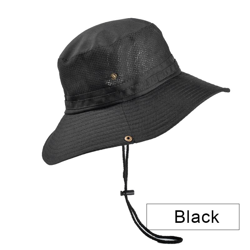 Men's Hat Panama Bucket Hat Outdoor Sun Protection Hats For Men Fashion Summer Hat visor Fisherman's Hat Anti-UV Women cap