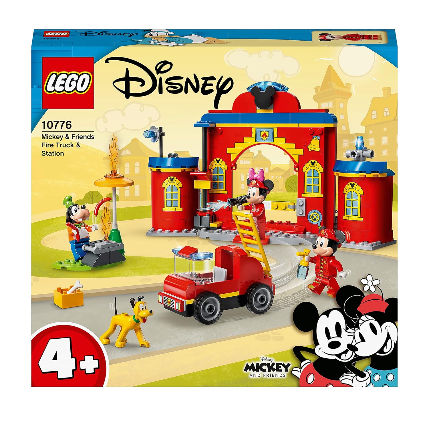 LEGO Mickey Friends Fire Station 10776 Toy Block Gift Rescue Animal Boys Girls 4 Years Up