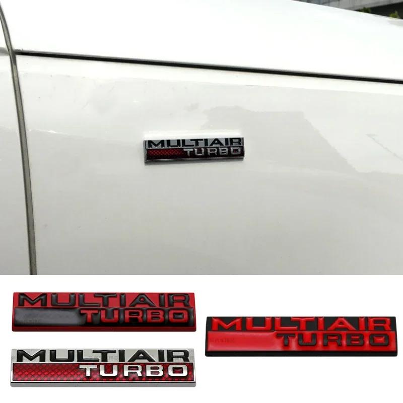 Metal Car Trunk Tail Badge Decal Side Sticker for Jeep MULTIAIR TURBO Logo Gladiator Wrangler JK JL Patriot Liberty Decoration oi1