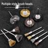 Steel Wire Brush Head for Electric Grinder – Copper Polishing & Walnut/Wood/Bodhi Cleaning Tool