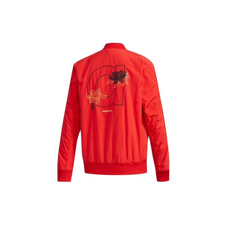 (WMNS) Adidas Neo JKT Casual Sports Jacket Red Women's DZ7606