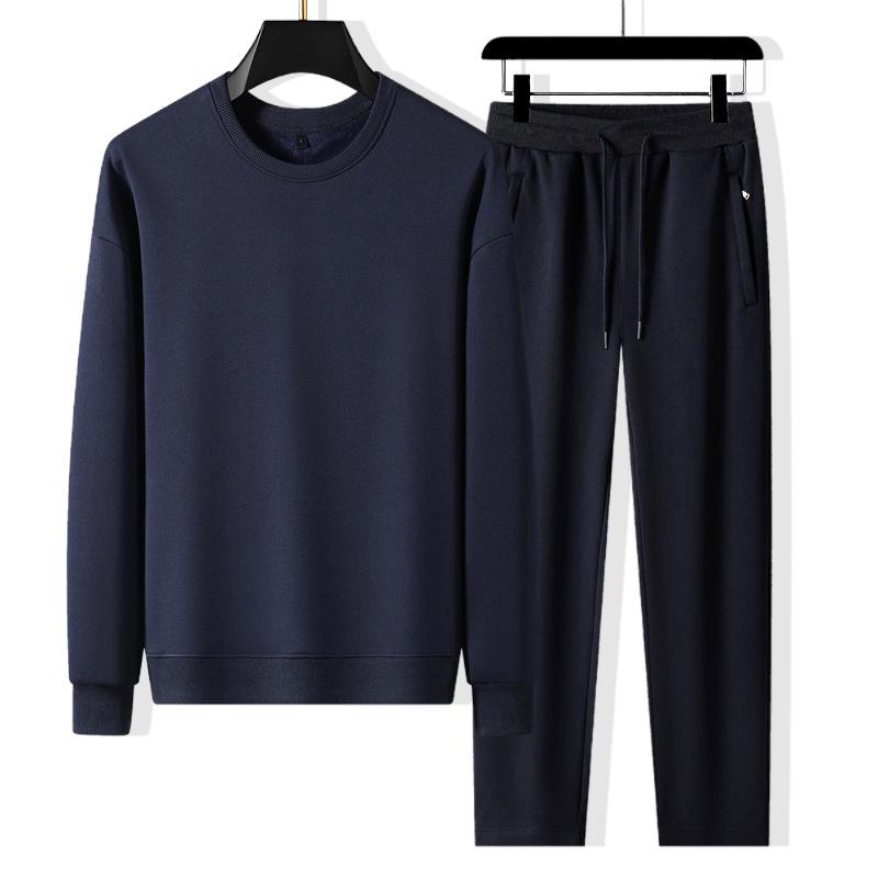 Unisex Cotton Hoodie & Joggers Set - Fashionable, Casual, Loose Fit, Plus Size - Perfect for Spring and Autumn