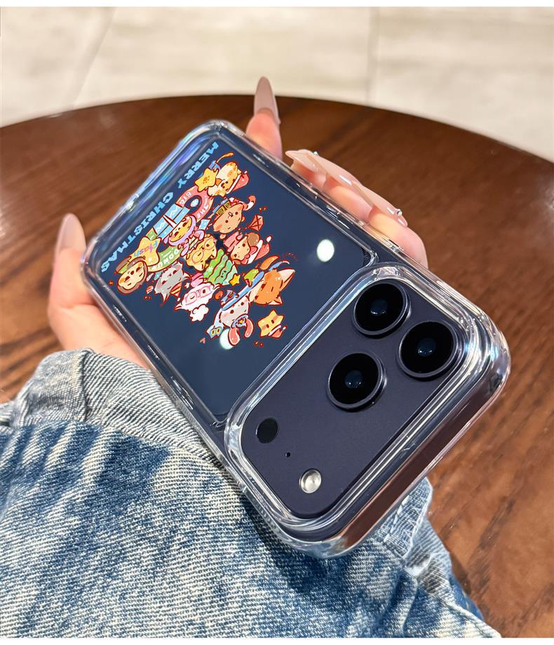 Luxus Weihnachten Tier Stadt Hülle für iPhone 17 Pro Max/16 Pro