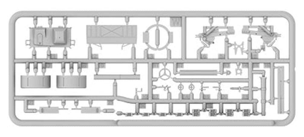 IBG 1/72 Italian Army Lancia 3Ro Heavy Truck Self-Propelled Artillery 100mm Howitzer da100/17 Plastic Model Kit PB72098