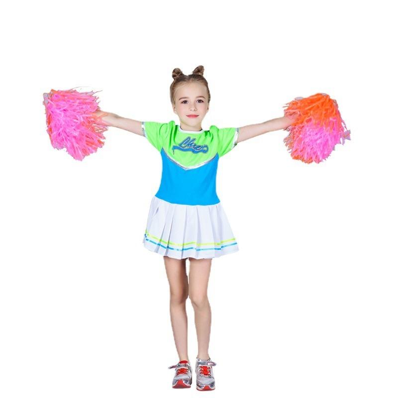 Halloween Stage Dress Up Masquerade Party Dress Up Little Girl's June 1st Cheerleading Costume