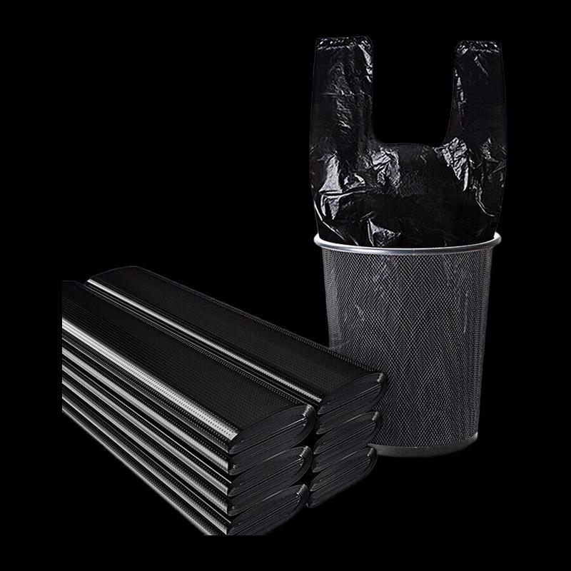 NHZHIW Handled Black Plastic Garbage Bags