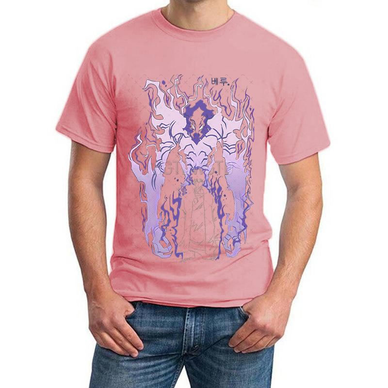 Solo Leveling Anime T-shirt Men Women Harajuku Manga Sung Jin Woo Gothic T Shirt Short Sleeve Crewneck Unisex Streetwear