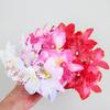 1PC Women Girls Flower Headbands Wedding Party Headdress Hair Accessories For Bridal Floral Satin Hairbands Headwear