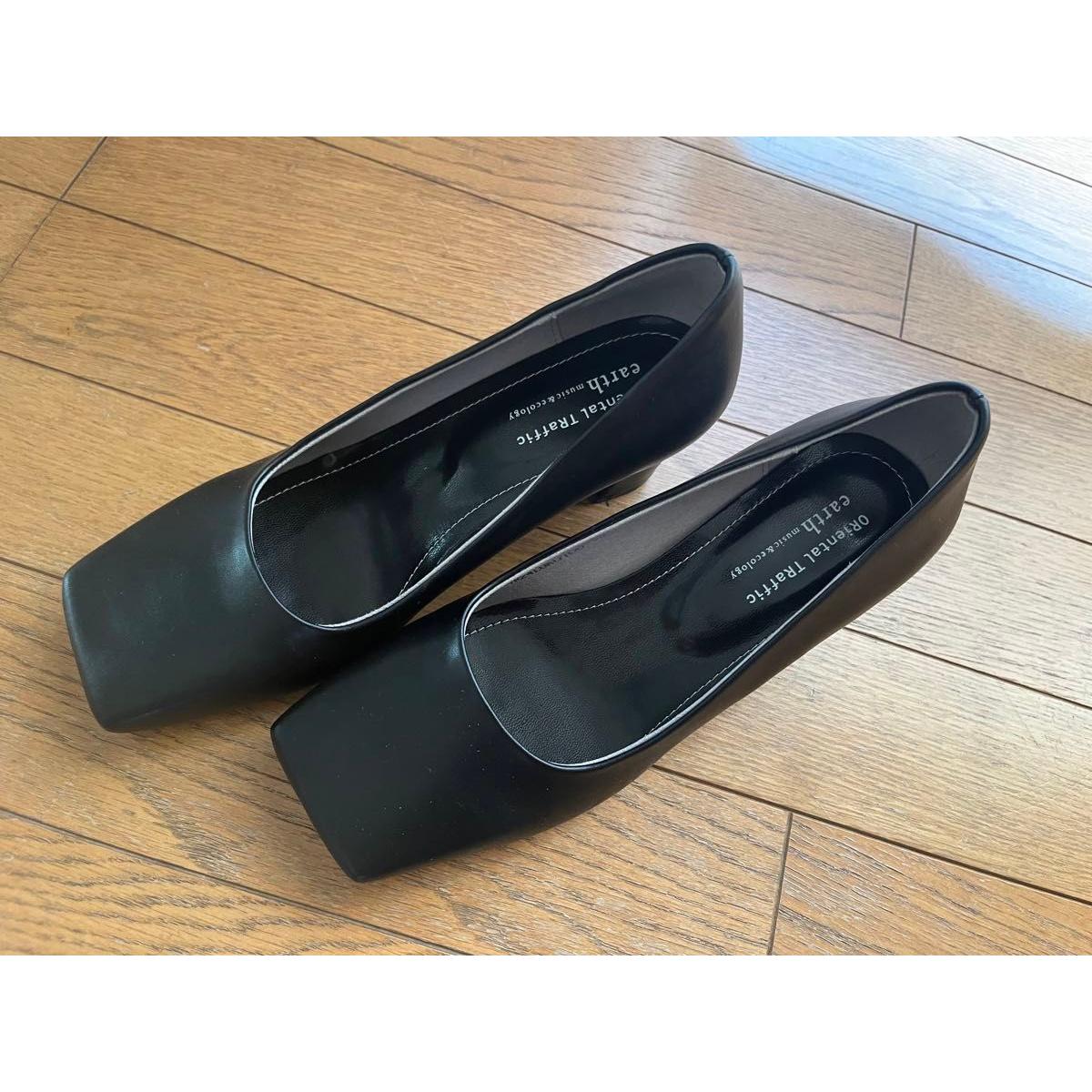 Used once. earth music&ecology ORientaL TRaffic pumps black size 36 approx. 23cm