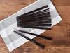 Tableware East Twisted Chopsticks Dark Set of 10 (Bamboo) Brown,