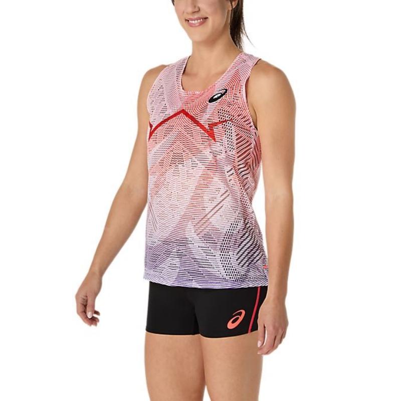 Asics Top na ramiączkach z żakardową siateczkową fakturą Damskie topy 2092A532-605