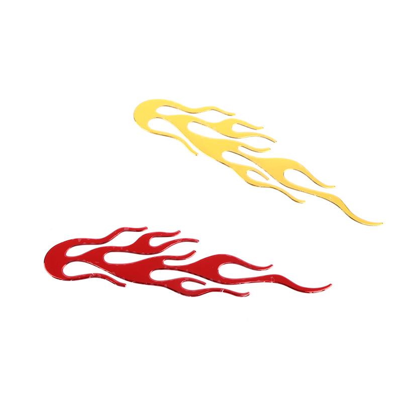 20*4Cm Car Motorcycle 3D Flame Fire Reflective Sticker Reflective Vinyl Decal