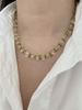 Garnet  Tiger's Eye Beaded Choker Necklace – Gold Accent Boho Protection Jewelry for Women, Natural Stone Gift