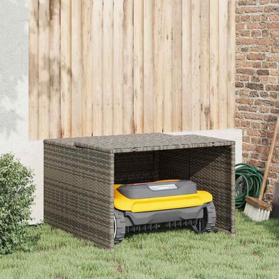 Vidaxl Robot Lawnmower Garage, Grey, 86X90X52/57 Cm