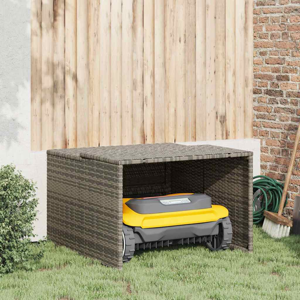 Vidaxl Robot Lawnmower Garage, Grey, 86X90X52/57 Cm