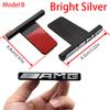 For Mercedes Benz W203 W204 W205 W210 w211 W124 W169 W176 W177 W202 ABS 3D AMG Logo Emblem Car Front Grille Badge accessories QX3