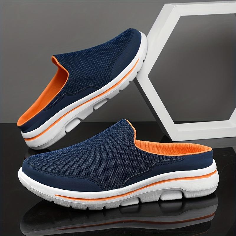 Men Loafers Mule Half Sneakers Outdoor Casual Walking Backless Shoes