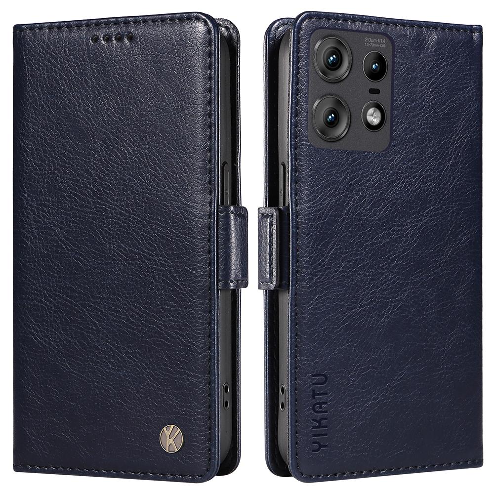 YIKATU YK-007 For Motorola Edge 50 Pro 5G Case Litchi Texture Phone Leather Cover