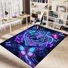 1PC Butterfly Heart Non-Slip Floor carpet, Office, family, bedroom, Studio - Large Area Rug, Vibrant Colors, Longlasting Material-X448