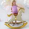 Korean Style Matte Unicorn Carousel Balloons for Kids' Birthday Decoration