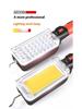 Portable COB Lanterns USB Rechargeable LED Flashlight Auto Repair Camping Working Lamp Use 2*18650 Battery with Hook Magnet