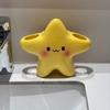 Cute Star-Shaped Toothbrush Holder Freestanding Bathroom Organizer, Space-Saving Toothbrush Toothpaste