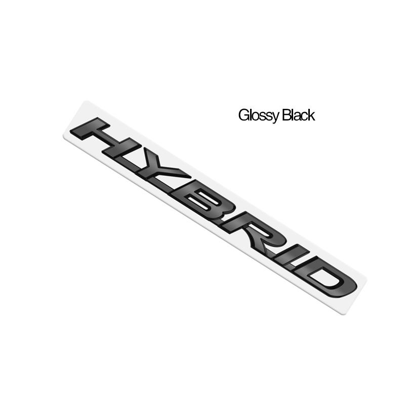Metal Emblem Car Sticker Badge Decal Body Trunk Decor for Lexus Hybrid GS300 GS430 GS460 GX400 NX300 RX300 Glossy Black