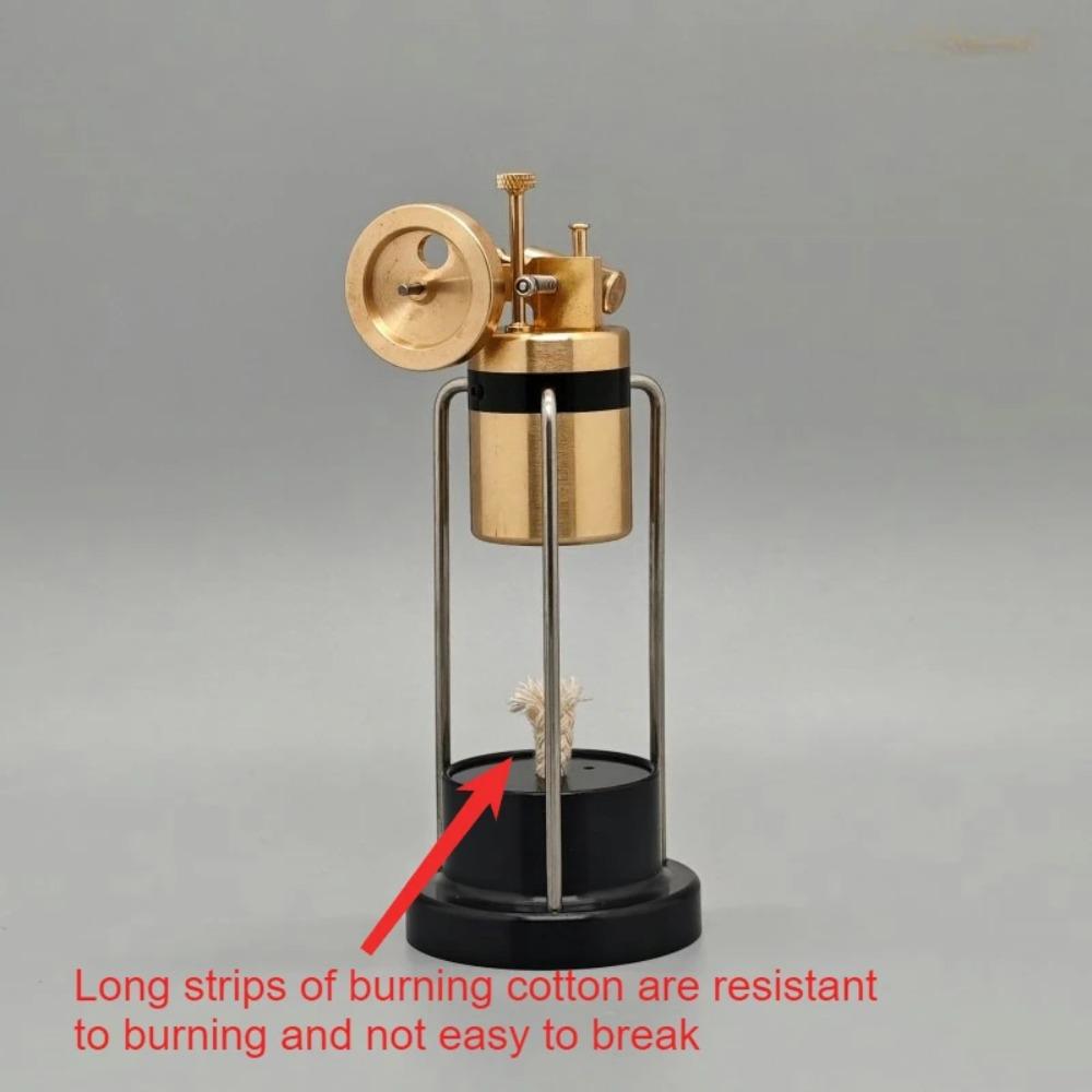 Retro Miniature Steam Engine Model Aluminum Alloy High-speed Rotating Mechanical Physics Science Experiment Device Ornament