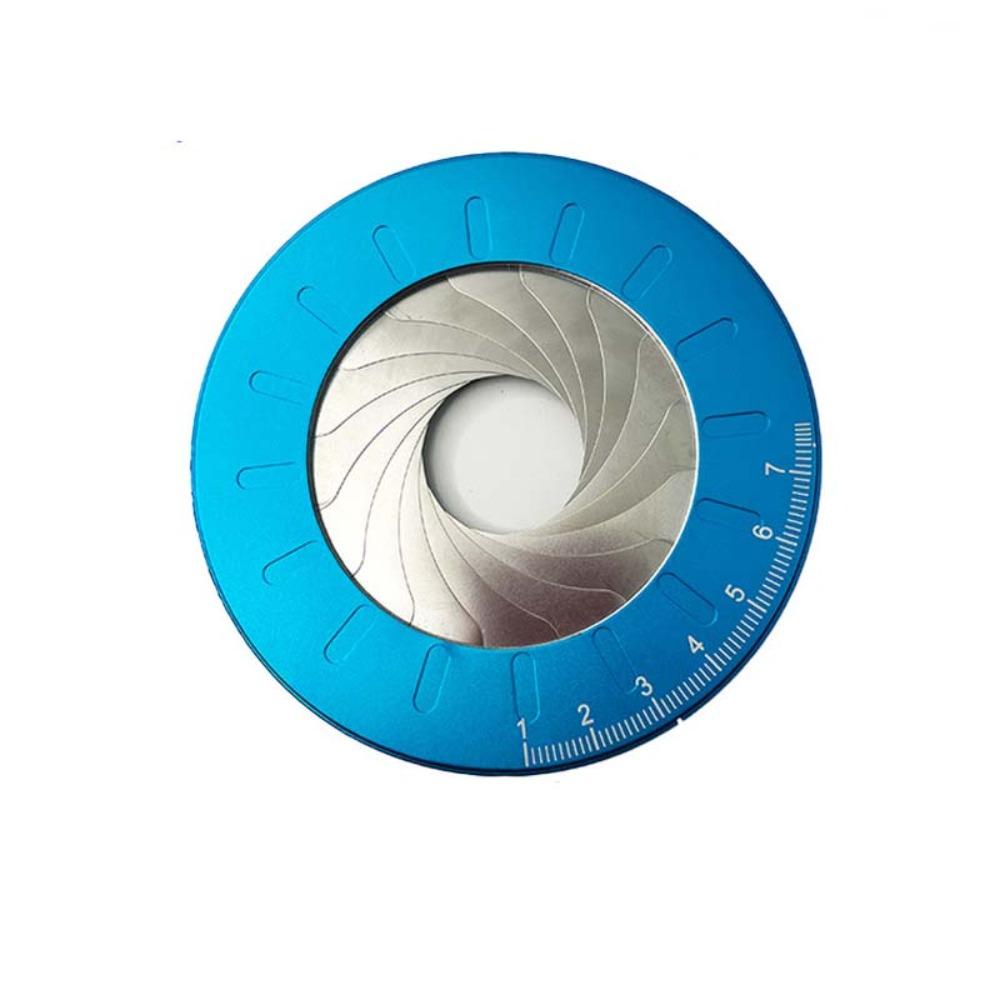 Durable Adjustable Compass & Precision Hole Punch Compass Drawing Tool  for DIY Crafts, Metalwork синий