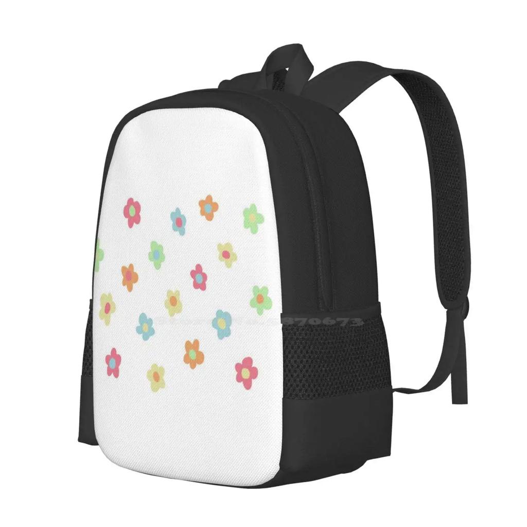 Simple Kidcore Aesthetic Flower Pack 18 New Arrivals Unisex Bags Student Bag Backpack Hobicore Aesthetic Hobicore Flowers