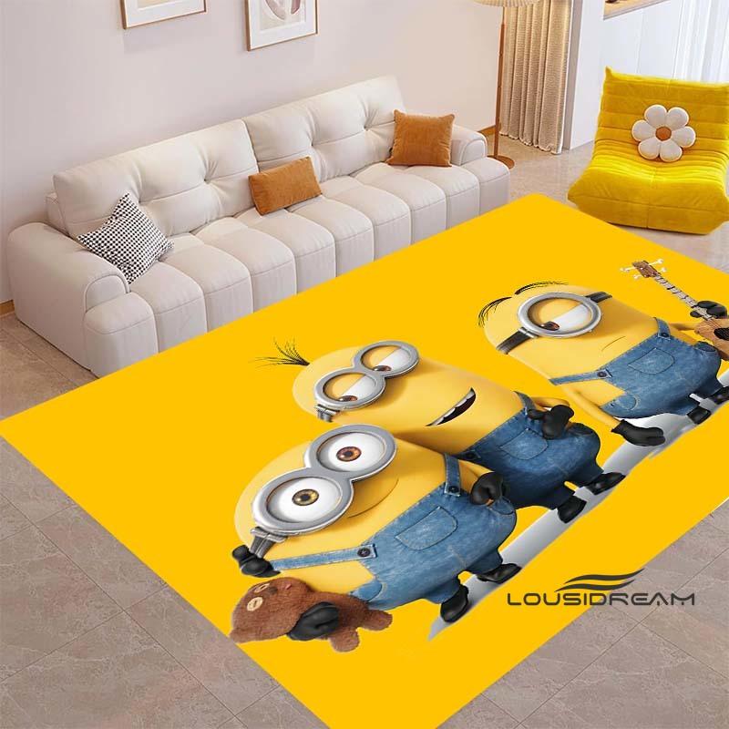 

This new Big-Eyed Cutie floor mat features a non-slip, absorbent design with a cartoon Minions pattern, making it suitable for 60x90cm