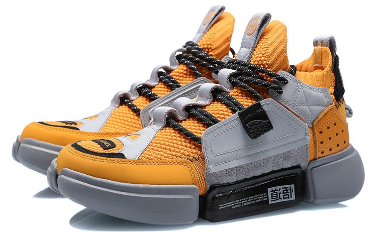 Li Ning Essence 2 Cushioning Slip Resistant Abrasion Resistant Mid top Vintage Basketball Shoes Women's Yellow Black AGBN062-17