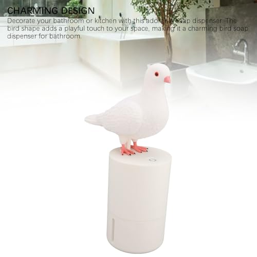 Automatic Soap Dispenser, Touchless Design, Cute Bird Style Induction Foam Hand Washer, Easily Dispenses Foam Soap for Bathroom, Kitchen, Commercial S