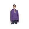 Puma Letter Logo Printed Hooded Long Sleeve Sweatshirt Unisex Sweatshirt Violet 530368-13