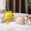 Crab-Shaped Fruit Fork Set With Ceramic Holder Stainless Steel Dessert Forks And Cute Storage Jar Kit For Elegant Serving