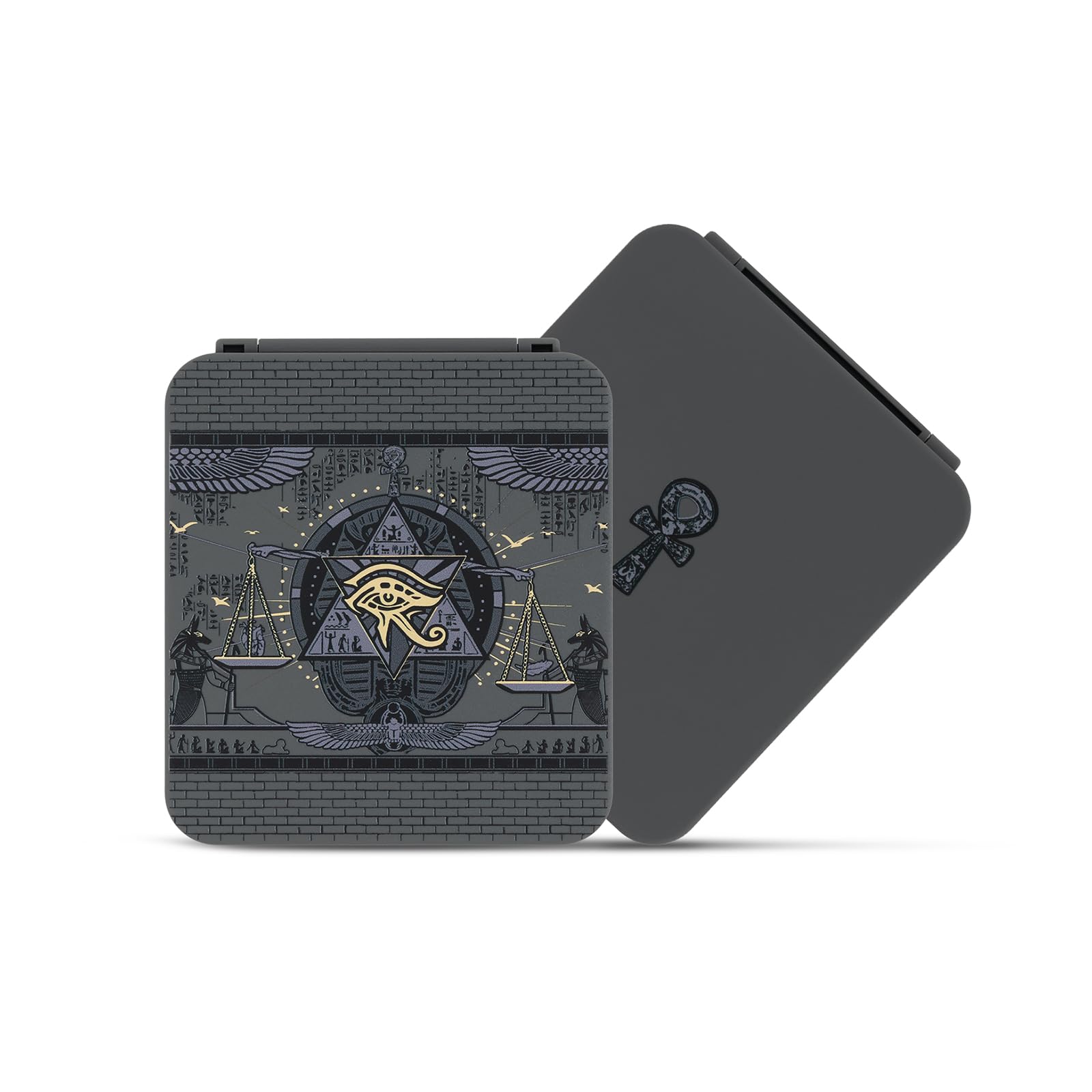 

GeekShare Хранилище для игровых карт, совместимое со Switch, компактное и легкое, с магнитным автоматическим открытием и вмещающее до 24 карт, предотвращает выпадение карт чёрный