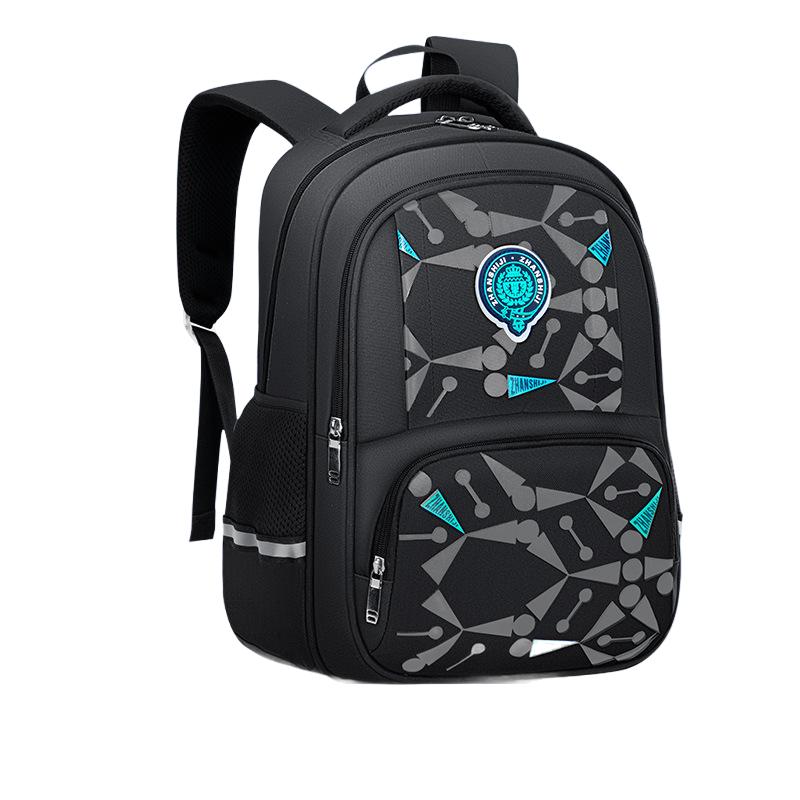 Waterproof Oxford School Backpack Lightweight Posture Support Bookbag for Children Durable Anti Theft Kids Rucksack Cool Design