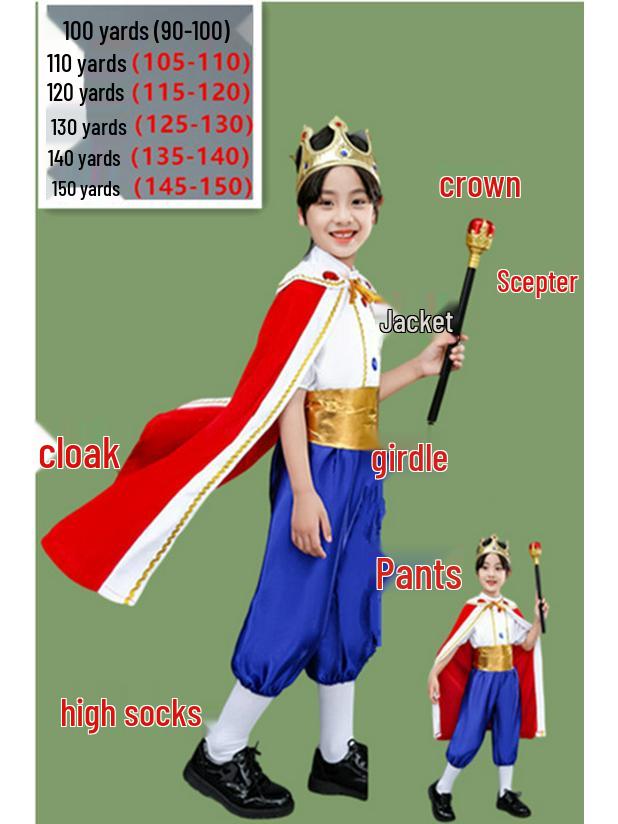 

Детский костюм короля: Хэллоуин, Маскарад, Костюм для косплея Белоснежки 150 cm