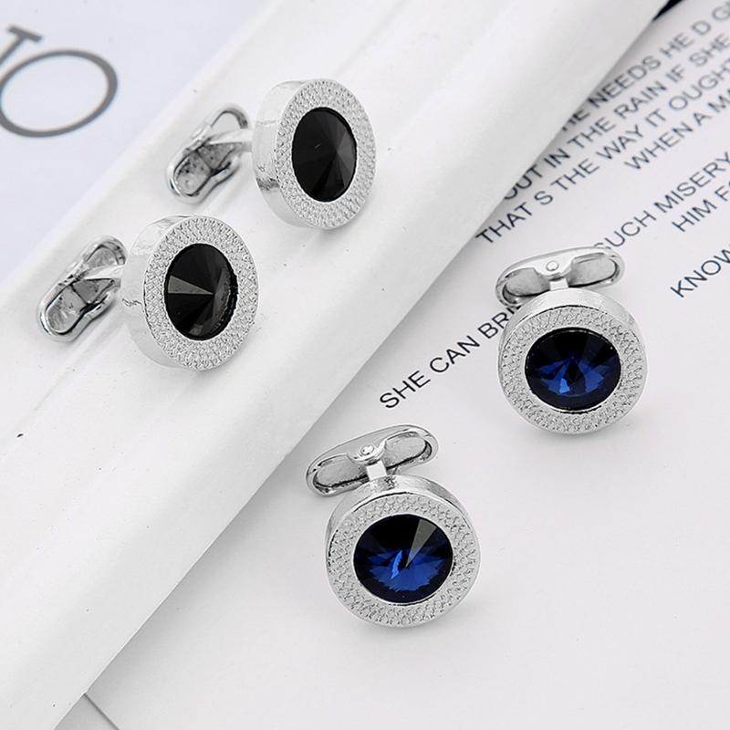 Alloy Cufflinks Classic Tuxedo Shirt Cufflinks and Shirt Accessories Unique Business Groom Wedding Jewelry Men Gifts