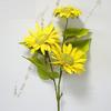 5pcs Artificial Sunflowers Branch Silk Fake Flowers Hotel Restaurant Decor Simulation Countryside Sunflower Home Decoration