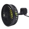 Car Rear Seat Fan USB Powered 3 Wind Speed 360 Deg Rotatable Quiet Portable Vehicle Cooling Fan for Cars SUV Motorhomes
